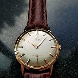 Men's Omega 18k Rose Gold ref.2897-3 Automatic Dress Watch, c.1960s Swiss LV636