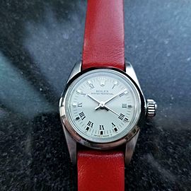 Ladies Rolex Oyster Perpetual ref.67180 Automatic, c.1984 Swiss Luxury LV906RED