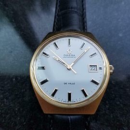 Men's Omega Gold-Capped DeVille Automatic w/Date, c.1970s Swiss Vintage AL16