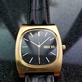 Men's Omega Geneve Gold-Plated Day Date Automatic, c.1973 Swiss Vintage J728