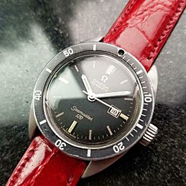 Midsize Omega Seamaster 120 Automatic w/Date 566.00007, c.1960s Vintage LV617RED