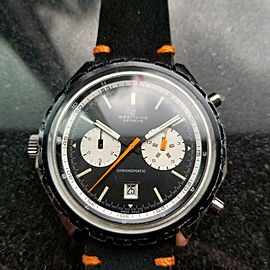 Men's Breitling Chronomatic ref.7651 Automatic Chronograph, c.1970s LV226BLK