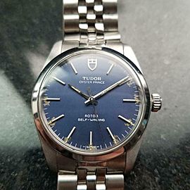 Men's Tudor Oyster Prince Ref.90220 34mm Automatic Blue Dial, c.1980s LV931