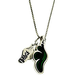 Stephen Webster DFace dog tag pendant necklace limited eddition unisex