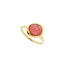 Fred Paris Belle Rives Rhodochrosite Ring In 18k Rose Gold