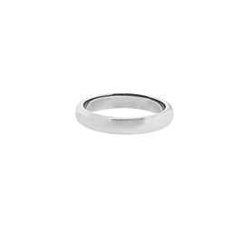 BVLGARI Platinum 3.5 mm Wide Wedding Band Size 6.5