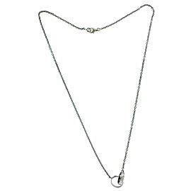 Cartier Love Necklace In 18 Karat White Gold With Certificate