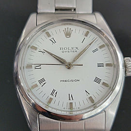 Mens Rolex Oyster Precision Ref 6426 34mm Hand-Wind c1960s Swiss Vintage RA183