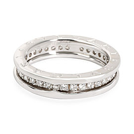 Bulgari B.Zero1 Diamond One Band Ring in 18K White Gold