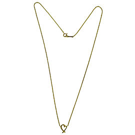 TIFFANY &amp; CO 18k Paloma Picasso Small Loving Heart Necklace