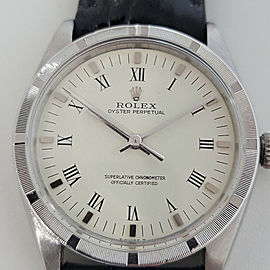 Mens Rolex Oyster Perpetual Ref 1007 34mm Automatic 1960s Vintage Swiss RA258