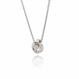 Bulgari Bvlgari Bvlgari Diamond Pendant in 18k White Gold