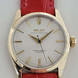 Mens Rolex Oyster Perpetual Ref.6634 34mm Gold Capped Automatic