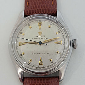 Mens Rolex Oyster Royal Ref 32mm Manual Wind 1940s Vintage Swiss RJC166