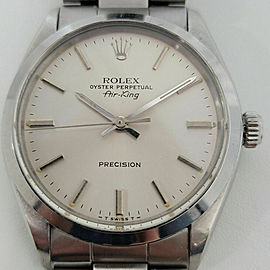 Mens Rolex Oyster Precision 5500 Air King 34mm Automatic