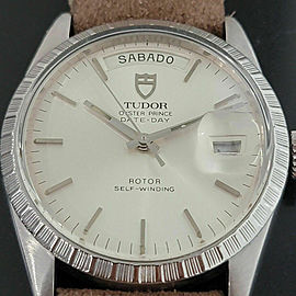 Mens Tudor Oyster Prince Ref 94510 Date Day 36mm Automatic