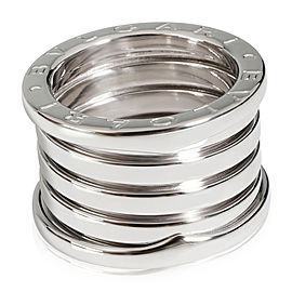 Bulgari B.Zero1 4 Spiral Ring in 18k White Gold