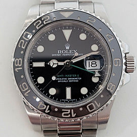 Mens Rolex GMT Master II Ref 116710LN Date Automatic