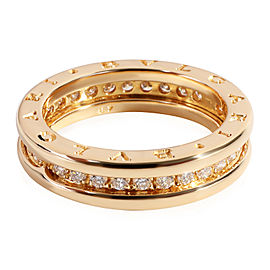 Bulgari B.Zero1 Diamond Ring in 18k Yellow Gold 0.45 CTW