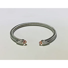 David Yurman Empire Cable Bracelet with Morganite