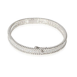 Van Cleef & Arpels Perlee Diamond Bracelet in 18K White Gold