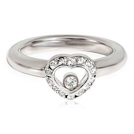 Chopard Happy Diamond Icon Ring in 18k White Gold