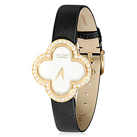 Van Cleef & Arpels Alhambra 136374 Women's Watch in 18kt Yellow Gold