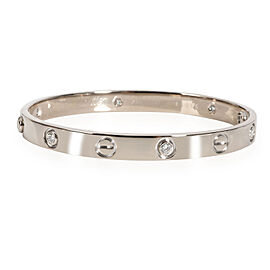 Cartier Love Bracelet with Diamonds in 18K White Gold