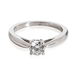 Van Cleef & Arpels Diamond Engagement Ring in Platinum