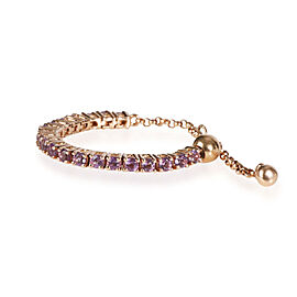 True Amethyst Bolo Ring in 14K Rose Gold