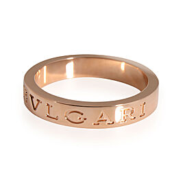 BVLGARI Bvlgari Bvlgari Diamond Band in 18K Rose Gold