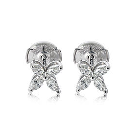 Tiffany & Co. Victoria Diamond Earrings in Platinum