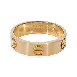 Cartier Love Ring in 18k Yellow Gold