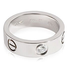 Cartier Love Diamond Ring in Platinum