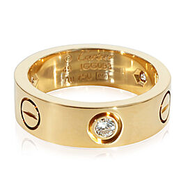 Cartier Love Diamond Ring in 18k Yellow Gold