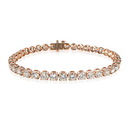 True Round Diamond Tennis Bracelet in 14K Rose Gold