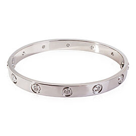 Cartier Love 10 Diamond Bracelet in 18K White Gold (Size 16)