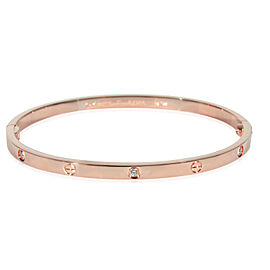 Cartier Love Diamond Bracelet in 18k Rose Gold, Small Model