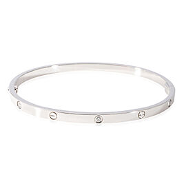 Cartier Love Diamond Bracelet in 18k White Gold