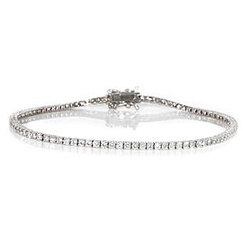 True Diamond Tennis Bracelet in 14K White Gold 2 CTW