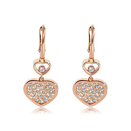 Chopard Happy Hearts Earrings in 18k Rose Gold