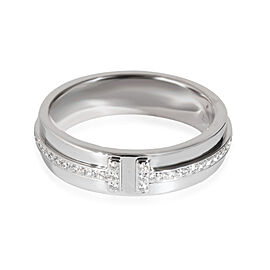 Tiffany & Co. Tiffany T Narrow Diamond Ring in 18k White Gold