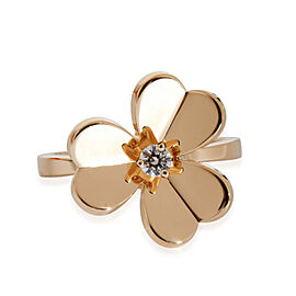 Van Cleef & Arpels Frivole Ring in 18k Yellow Gold Small Model