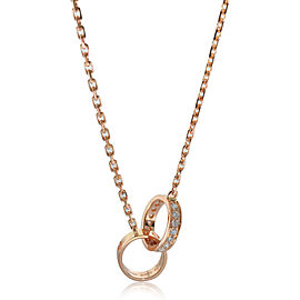 Cartier Love Diamond Necklace in 18k Rose Gold