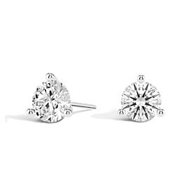 1.50Ct Lab Grown Diamond Martini Stud Earrings in White Gold