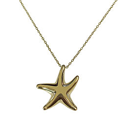 Tiffany & Co. Starfish Gold Pendant Necklace