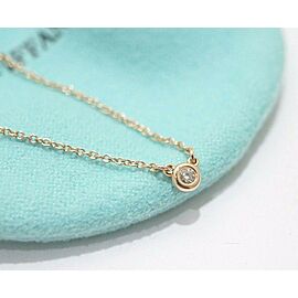 Tiffany & Co 18k Rose Gold Peretti Diamond Necklace