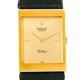 Rolex 5071 Cellini Vintage 18k Yellow Gold Champagne Dial Watch