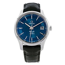 Omega 431.33.41.21.03.001 DeVille Hour Vision Blue Dial Mens Watch