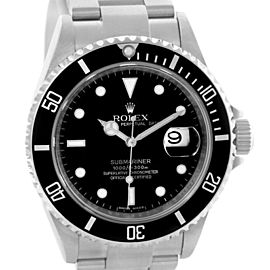 Rolex Submariner 16610 Date Stainless Steel Mens Watch